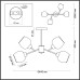 5650/4C  Люстра потолочная ODELL