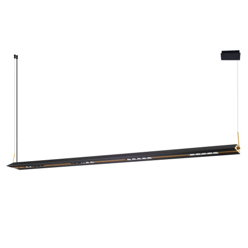 4398-18P, подвесная люстра, L1795xW160xH200/1600, LEDx40W, 3500LM, 3000K/4700K/6500K, IP20, included