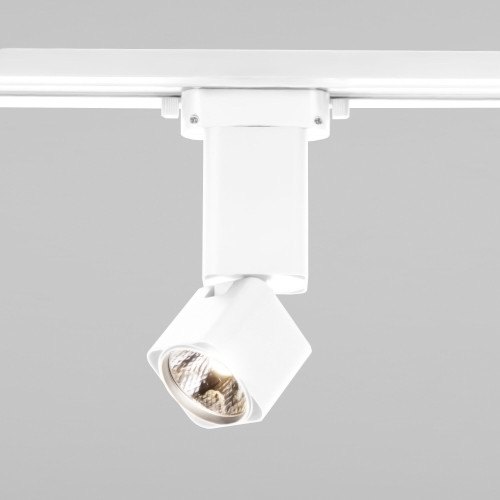 Basic System Трековый поворотный светильник 10W 4200K Cubus белый 85516/01
