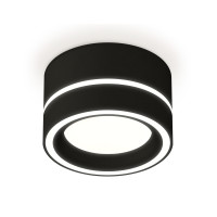 Накладной точечный светильник XS8102018 SBK/FR черный песок/белый матовый GX53 (C8102, N8434)