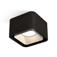 Накладной точечный светильник XS7833003 SBK/SSL черный песок/серебро песок MR16 GU5.3 (C7833, N7703)