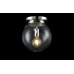 Светильник потолочный Crystal Lux MARIO PL1 D250 NICKEL/TRANSPARENTE