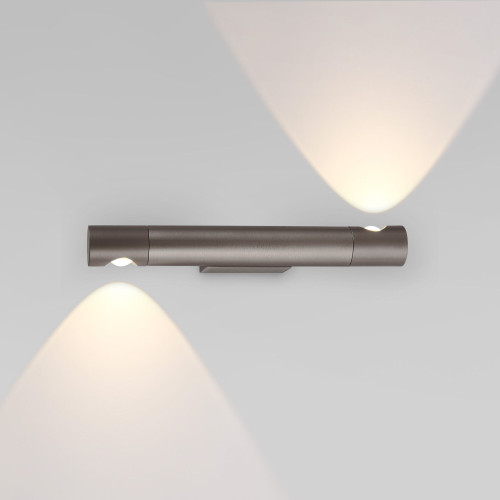 Настенный светодиодный светильник в стиле минимализм 40161 LED титан