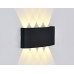Настенный светодиодный светильник FW144 BK/S черный/песок LED 3000K 14W 