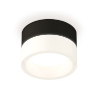 Накладной точечный светильник XS8102015 SBK/FR черный песок/белый матовый GX53 (C8102, N8401)