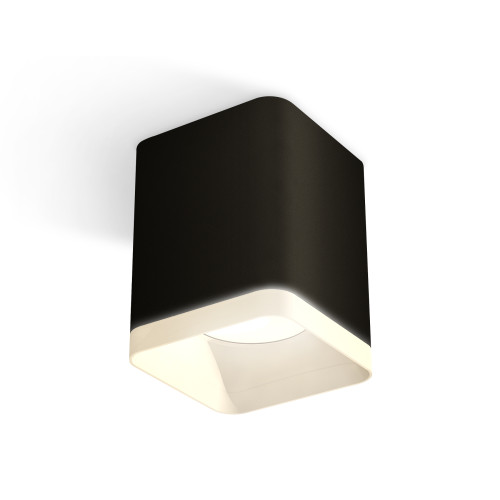 Накладной точечный светильник XS7813021 SBK/FR черный песок/белый матовый MR16 GU5.3 (C7813, N7755)