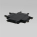 Flat Magnetic Четырёхсторонний соединитель для накладного шинопровода чёрный 85003/00