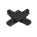 Соединитель X-образный (однофазный) для встраиваемого шинопровода Crystal Lux CLT 0.2211 04 BL