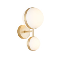 4448-2W, настенный светильник, D250xW205xH410, LEDx15W, 1590LM, 4000K, included