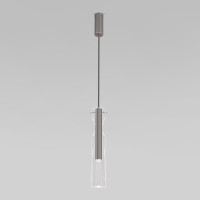 Подвесной светодиодный светильник со стеклянным плафоном 50253/1 LED графит