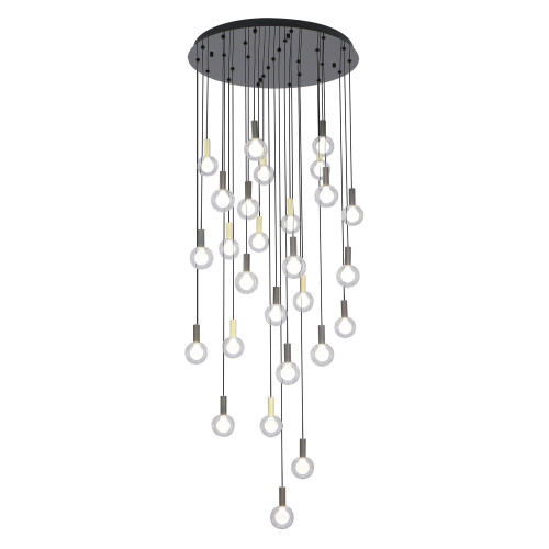 4378-27P, подвесная люстра, D810xH2740, 27xLEDx3.5W, 6305LM, 4000K, CRI>90, included