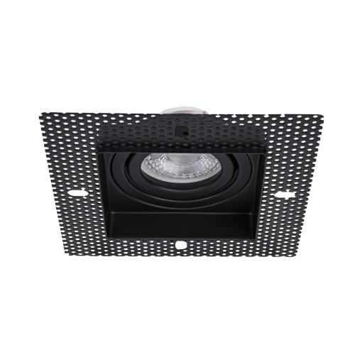 4536-1C, врезной светильник под штукатурку, L125xW125xH36, cutout:L80xW80, 1xGU10x35W, IP20, excluded