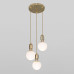 Подвесной светильник со стеклянными плафонами 50151/3 золото