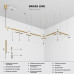 Brass Line Трековый светильник 12W 3000K латунь 85526/01