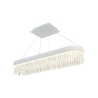 4698-8P, подвесная люстра, L800xW200xH1000/1200, LEDx40W, 2000LM, 4000K, included