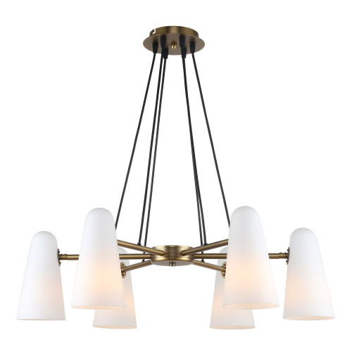 2763-6P, подвесная люстра, D700xH1160, 6xE14x40W, excluded