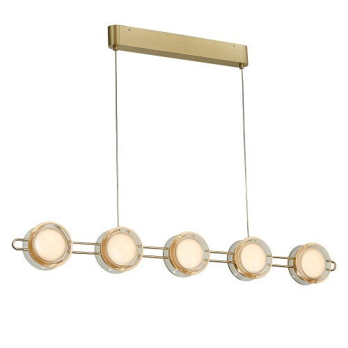 4334-10P, подвесная люстра, L950xW64xH175/1800, 10xLEDx4W, 3200LM, 4000K, included