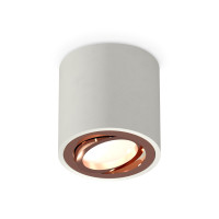 Накладной точечный светильник XS7533005 SGR/PPG серый песок/золото розовое полированное