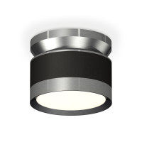 Накладной точечный светильник XS8102070 SBK/PPH черный песок/графит полированный GX53 (N8919, C8102, N8133)