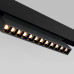 Slim Magnetic HL02 Трековый поворотный светильник 12W 3000K черный 85010/01