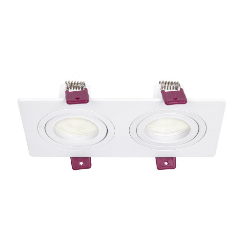 4647-2C, врезной светильник, L172xW92xH28, cutout:L150xW75, 2xGU10x35W, IP20, excluded