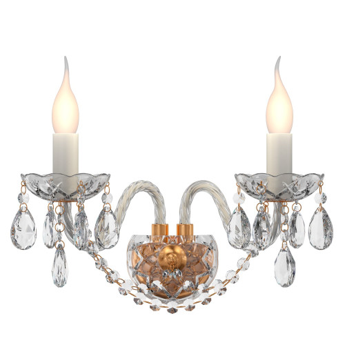 1735-2W, настенный светильник, D210xW470xH300, 2xE14x40W, excluded