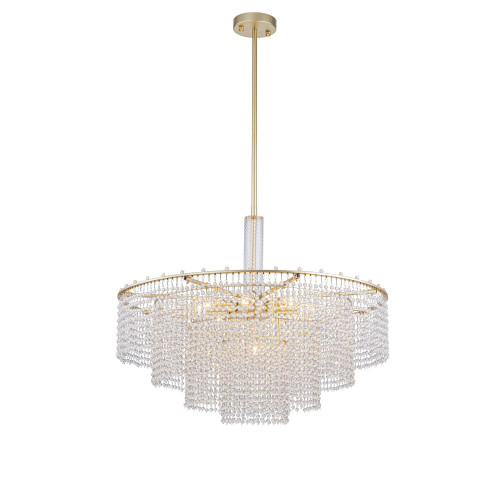 4762-9P, подвесная люстра, D700xH550/850, 9xE14x40W, excluded