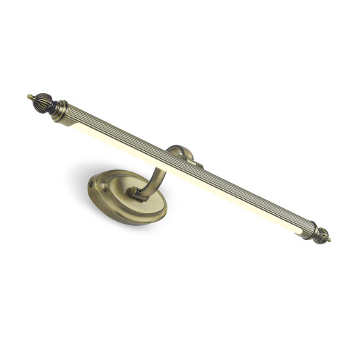 2435-2W, настенный светильник, D200xW710xH120, 1xLEDx10W, 800LM, 4000K, IP44, included