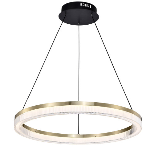 4400-6P, подвесная люстра, D600xH100/1500, LEDx30W, 2625LM, 4000K, IP20, included