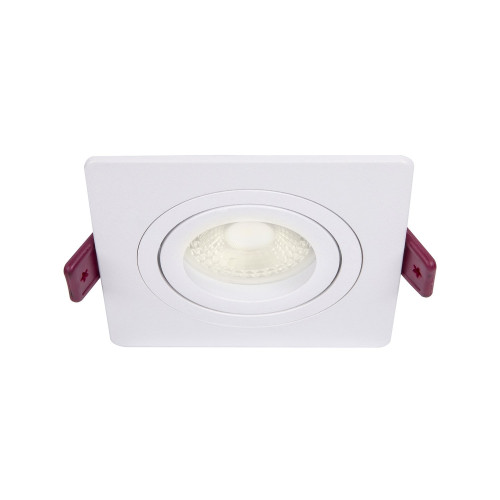 4542-1C, врезной светильник, L92xW92xH28, cutout:D80, 1xGU10x35W, IP20, excluded