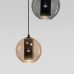 Подвесной светодиодный светильник со стеклянными плафонами 50258/3 LED дымчатый/ бежевый/ шоколад