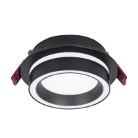 4540-1C, врезной светильник, D105xH44, cutout:D90, 1xGX53LEDx15W, IP20, excluded