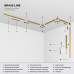Brass Line Коннектор угловой внутренний для накладного шинопровода латунь 85225/00