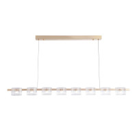 4248-8P, подвесная люстра, L1430xW70xH1300/1500, 8xLEDx5.25W, 960LM, 4000K, included