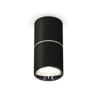 Накладной точечный светильник XS6302081 SBK/PSL черный песок/серебро полированное MR16 GU5.3 (C6302, A2060, N6112)