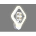 Настенный светодиодный светильник FA285 CH хром 15W 