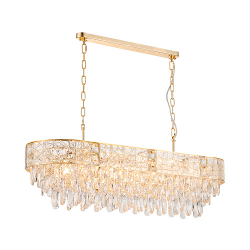 4720-10P, подвесная люстра, L1000xW300xH700/1100, 10xE14x40W, excluded