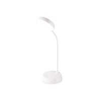 Светодиодная настольная лампа DE610 WH белый LED 3000-6000K 4W