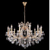Люстра Crystal Lux HOLLYWOOD SP12 GOLD