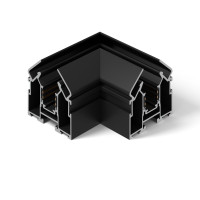 Slim Magnetic Коннектор угловой внутренний для шинопровода в натяжной потолок (черный) 85124/00 