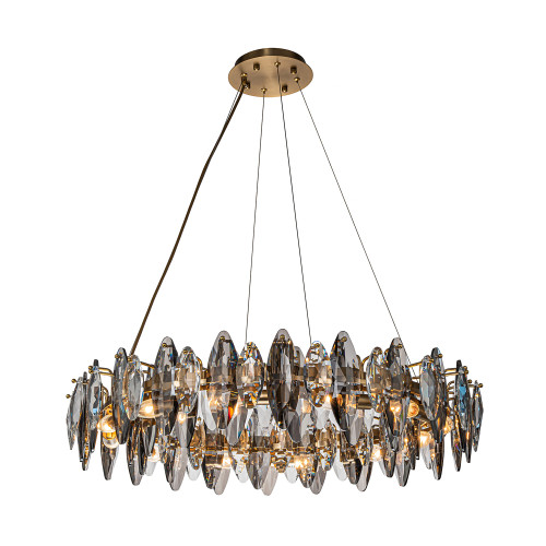 4303-12P, подвесная люстра, D800xH210/1100, 12xE14x40W, excluded