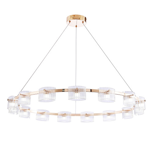 4248-15P, подвесная люстра, D1020xH1300/1500, 15xLEDx4.6W, 1800LM, 4000K, included