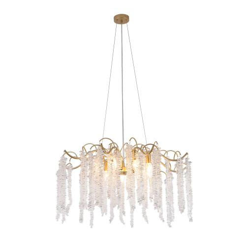 4134-9P, подвесная люстра, D850xH350/1200, 9xE14x60W, excluded