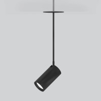 Встраиваемый подвесной светодиодный светильник черный Drop 8W (50222 LED) 