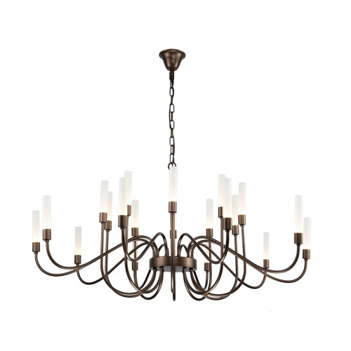 3014-20P, подвесная люстра, D1200xH680/1680, 20xG9LEDx7W, 4900LM, 3000K, included