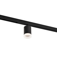 4585-1U, трековый светильник, D50xL145xH95, LEDx6W, 48V, 350LM, 2700-5700K, CRI>90, beam angle:24, included