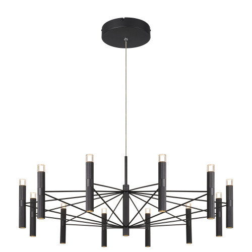 4758-12P, подвесная люстра, D1000xH450/2935, 12xLEDx7W, 4600LM, 3000K, included