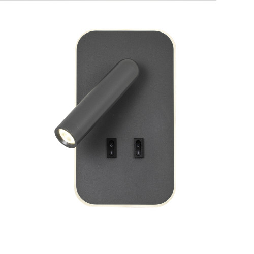 4499-2W, настенный светильник, D65xW105xH185, LEDx3W + LEDx5W, 480LM, 4000K, included, switch