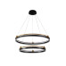 Люстра Crystal Lux FERNANDO SP123W LED D600+800 BLACK/GOLD