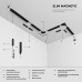 Slim Magnetic Коннектор угловой внутренний для шинопровода в натяжной потолок 85204/00 (черный) 85205/00